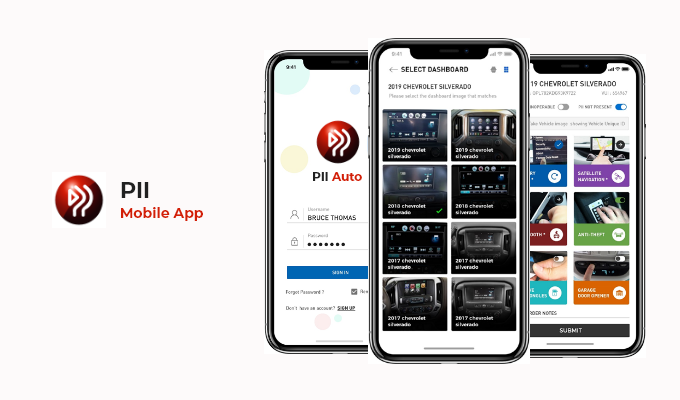 Vijay UI UX Designer - PII Auto Mobile App